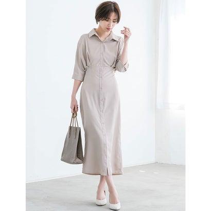 フィフス Fifth ウエスト切り替えボタン付きシャツワンピース ベージュ ブランド公式 Locomall ロコモール 通販 Paypayモール