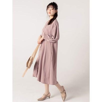 フィフス Fifth ノーカラーボタンダウンワンピース ピンクベージュ ブランド公式 Locomall ロコモール 通販 Paypayモール