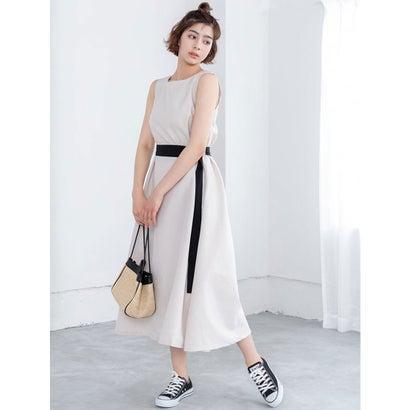フィフス Fifth バイカラーベルトセットノースリワンピース ベージュ ブランド公式 Locomall ロコモール 通販 Paypayモール