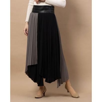 フレイアイディー Fray I D プリーツバイカラースカート グレー ブランド公式 Locomall ロコモール 通販 Paypayモール