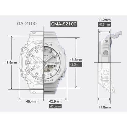 【G-SHOCK】2100シリーズ / カーボンコアガード / GMA-S2100MD-4AJF （ピンク）｜locondo-shopping｜08