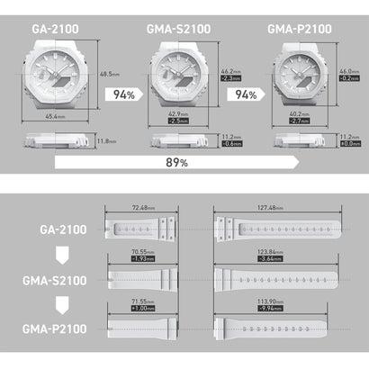 【G-SHOCK】ITZY コラボレーションモデル / GMA-P2100IT-7AJR （ホワイト）｜locondo-shopping｜09