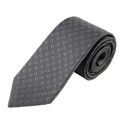 GUCCI（グッチ） ネクタイ ホースビット シルクジャカード ネクタイ 