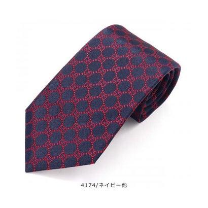 GUCCI（グッチ） GUCCI GUCCI シルクネクタイ 456524 4B002 GGロゴ