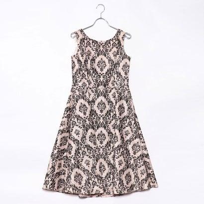 超歓迎 ジュネビビアン Genet Vivien ダマスク柄ワンピース ベージュ 訳ありセール格安 Www Thedailyspud Com