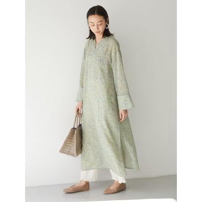 グリーンパークス Green Parks フラワーパイピングサックワンピース アイボリー ブランド公式 Locomall ロコモール 通販 Paypayモール