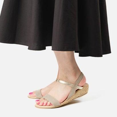 未使用　GAIMO　バイカラー　ストラップ　サンダル　グレー　size37 GAIMO（ガイモ） バイカラーストラップサンダル （グレー） : ブランド
