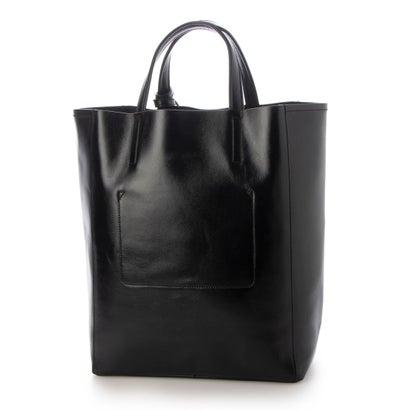 ジェニュインレザー Genuine Leather 牛革トートバッグ （BLACK）｜locondo-shopping｜02