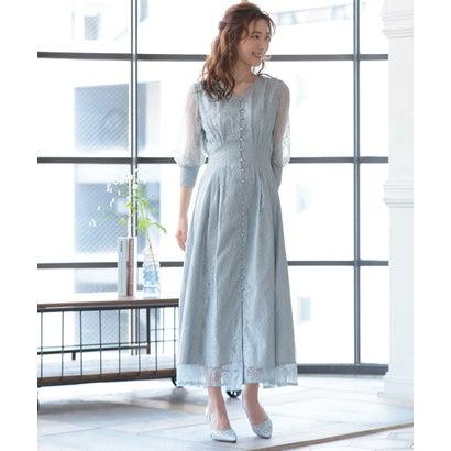 ハレモード Haremode 結婚式 二次会 セレモニーシーン対応 ワンピース パーティードレス 総レースワンピース ブルーグレー Ha8167ew ブランド公式 Locomall ロコモール 通販 Yahoo ショッピング