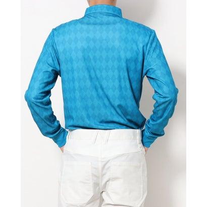 イグニオ IGNIO メンズ ゴルフ 長袖シャツ ジャカードボタンダウンシャツ IG-1L1512B （ブルー）｜locondo-shopping｜03