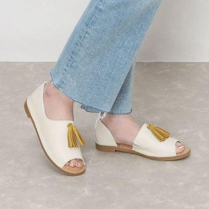 低価最新作】 イング ing フリンジデザインオープンパンプス