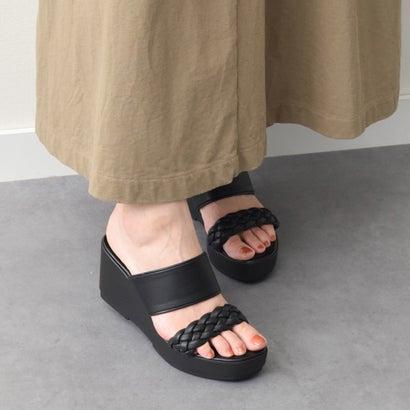 イタリアンシューメーカーズ（ITALIAN SHOEMAKERS）/ITALIAN SHOEMAKERS◆8．6cmヒール◆厚底ダブルベルトイントレチャートサンダル ITALIAN SHOEMAKERS（イタリアンシューメーカーズ） 厚底ダブルベルト