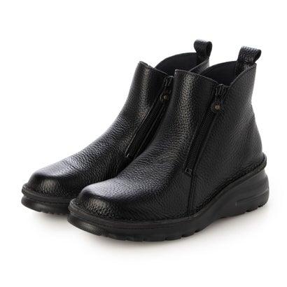 JS HeratIavel パンチングショートブーツ本革 ジェイエス ハートレーベル JS Heartlavel 【日本製】4E幅広軽量