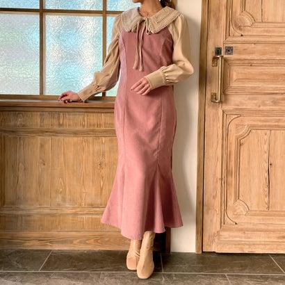 ジュノア Junoah スエードマーメイドキャミワンピース ピンクベージュ ブランド公式 Locomall ロコモール 通販 Paypayモール