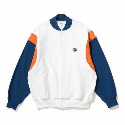 ケボズ KEBOZ BB SMALL WAPPEN SWEAT VARSITY JACKET WHITE （WHITE
