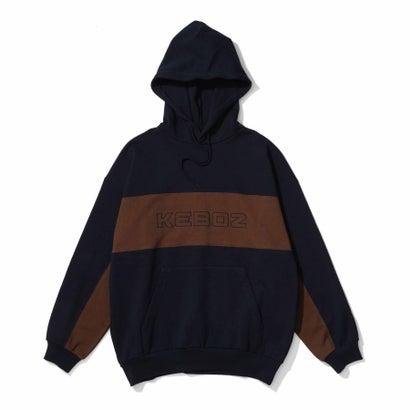 【keboz】KAC PANELED SWEAT HOODIE ケボズ KEBOZ KAC PANELED SWEAT HOODIE （NAVY） : ブランド公式