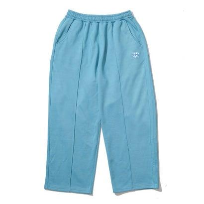 【新品未使用】Keboz ケボズ ナイロンパンツ マルチカラー M ケボズ KEBOZ NYLON/COTTON PILE PIN TUCK PANTS （SKY BLUE