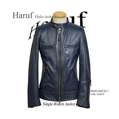 ハルフ Haruf レザージャケット ライダースジャケット 革ジャン メンズ