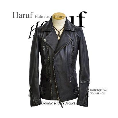ハルフ Haruf レザージャケット ライダースジャケット 革ジャン メンズ