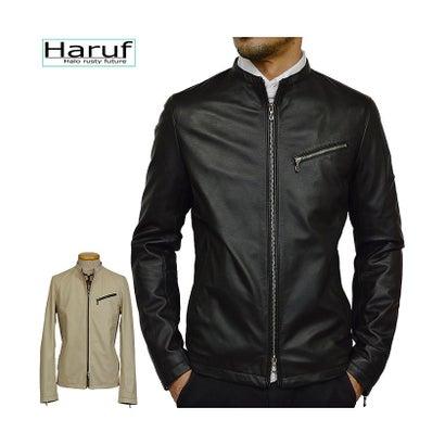 ハルフ Haruf レザージャケット メンズ 革ジャン ライダースジャケット
