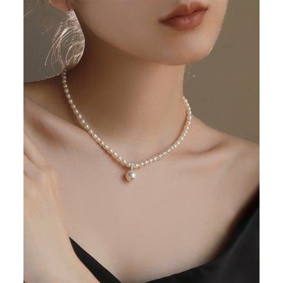 レジャ Leja クラシックパール真珠ネックレス20代 30代 40代 （WHITE）