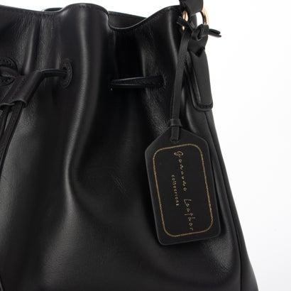 レザーラボラトリー Leather Laboratory 本革 レディース フリンジ巾着ショルダーバッグ （BLACK）｜locondo-shopping｜05