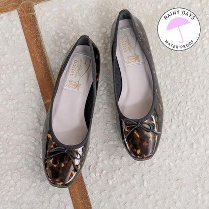 【レイン対応】復刻 ラウナレアバレエ Launa lea ballet べっ甲 スクウェアトバレエシューズ(ブラウンE/C)|ブランド公式 LOCOMALL ロコモール|01