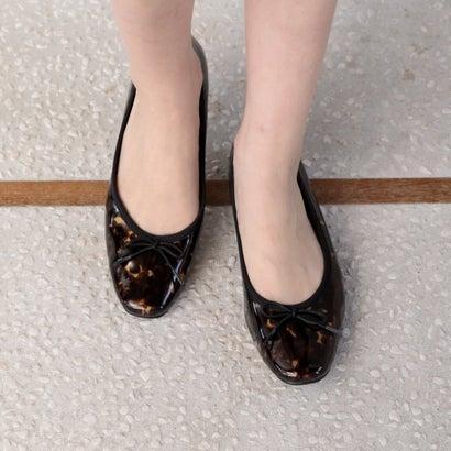【レイン対応】復刻 ラウナレアバレエ Launa lea ballet べっ甲 スクウェアトバレエシューズ(ブラウンE/C)|ブランド公式 LOCOMALL ロコモール|02