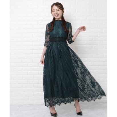 レースレディース Lace Ladies 総レースハイウエストマキシワンピース