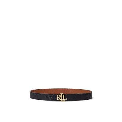 ローレン ラルフ LAUREN RALPH ロゴ リバーシブル ペブルド レザー