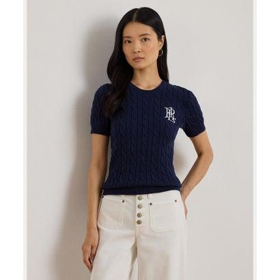 ローレン ラルフ LAUREN RALPH ケーブルニット コットン ショート