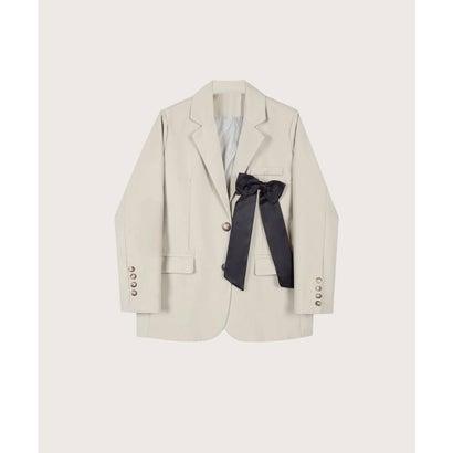 ラポミ プチ LA POMME petit Relaxed Big Ribbon Jacket リラックス 