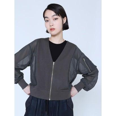 LASUD（ラシュッド） シアースリーブショートブルゾン 
