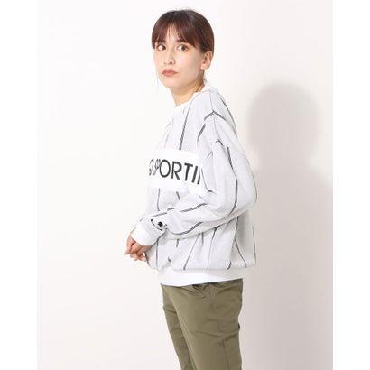 ルコックスポルティフ le coq sportif レディース スウェットトレーナー クルーネックスウエット QMWSJC41 （グレー）｜locondo-shopping｜02