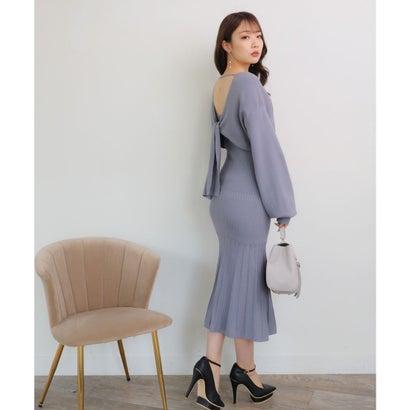 21人気新作 リップサービス Lip ブルー バックシャンリボンマーメイドワンピース Service ワンピース サイズ Free Reflect Com Pl