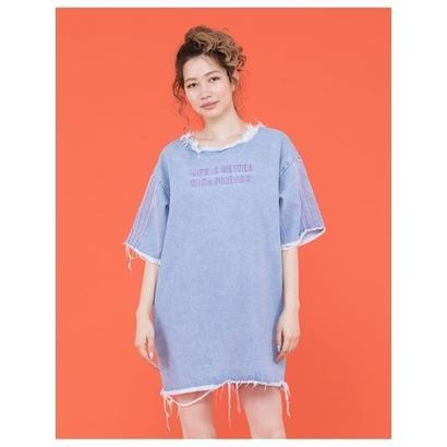 セール30 Off Little Sunny Bite Denimteedress カラーラインフリンジデニムワンピース Wash Web限定 Www Skylanceronline Com