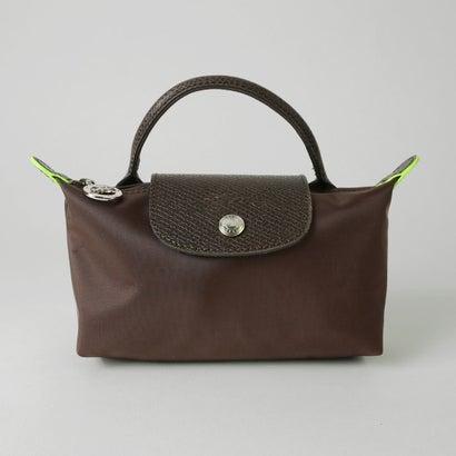 Longchamp ロンシャン　ル プリアージュ ハンドル付きポーチ モカ LONGCHAMP（ロンシャン） ポーチ ル プリアージュ グリーン ハンドル