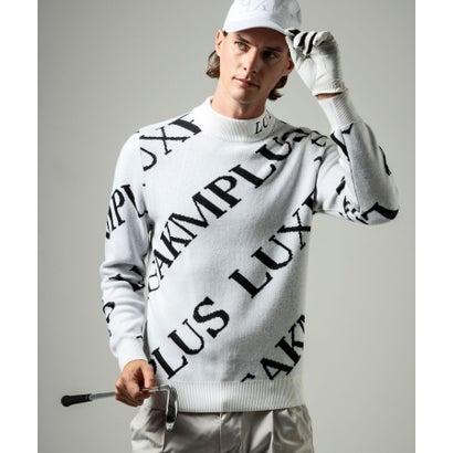 新品 ゴルフ 総柄ロゴ ニットベスト 春夏 ネイビー LUXEAKMPLUS 新品 ゴルフ 総柄ロゴ ニットベスト 春夏 ネイビー LUXEAKMPLUS