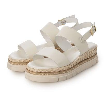 ルカ グロッシ Luca Grossi ラフィア  サンダル （White）