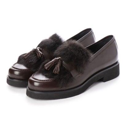 ルカ グロッシ LUCA GROSSI ボリュームファーシューズ （ダーク