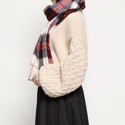 ミラオーウェン Mila Owen チェック柄ストール Red ブランド公式 Locomall ロコモール 通販 Paypayモール