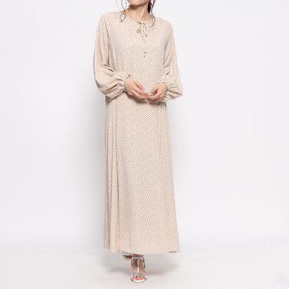 ミラオーウェン Mila Owen パフスリーブドットマキシワンピース ブルー ブランド公式 Locomall ロコモール 通販 Paypayモール