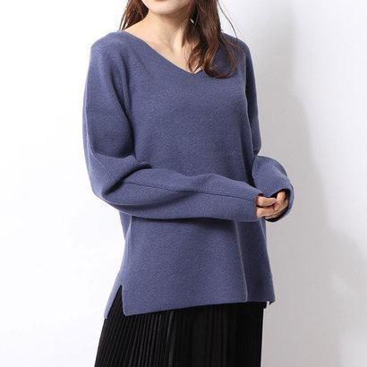 ミラオーウェン Mila Owen 浅vパフスリーブニット ブラック ブランド公式 Locomall ロコモール 通販 Paypayモール