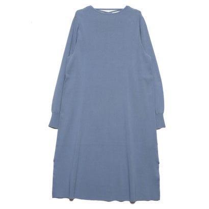 ミラオーウェン Mila Owen バックレースアップニットロングワンピース ブルー ブランド公式 Locomall ロコモール 通販 Paypayモール