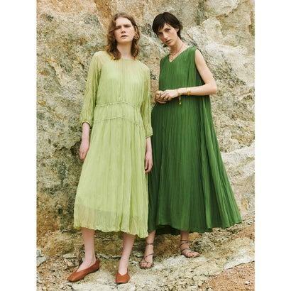 ミラオーウェン Mila Owen ワッシャープリーツマキシワンピース ライム ブランド公式 Locomall ロコモール 通販 Paypayモール