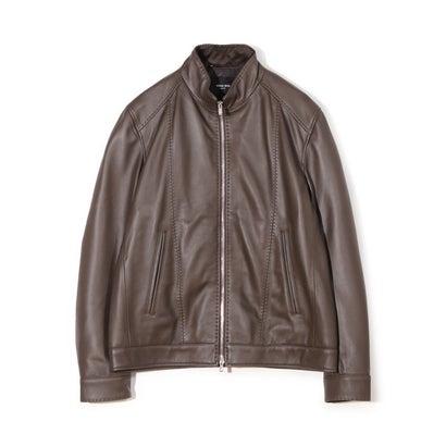 MEN'S BIGI（メンズビギ） スタンドカラーシングルライダース シープ