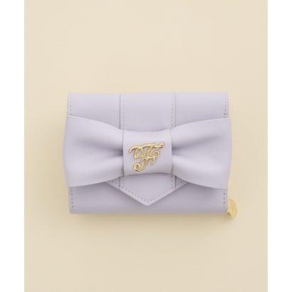 P！新品♡ラベンダー♡ウォレットミニ メゾン ド フルール Maison de FLEUR マットベルトリボンミニ