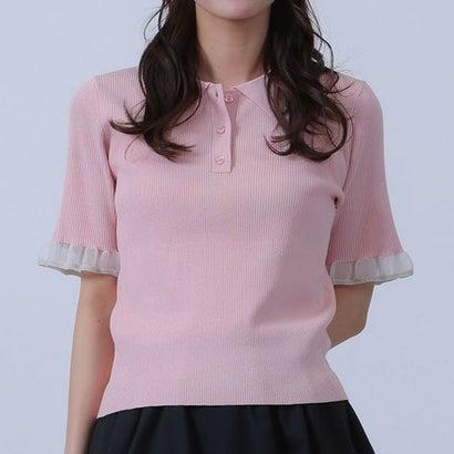 MARY QUANT（マリークヮント） マリークワント フリルニットポロ プル