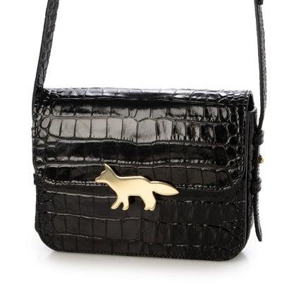 メゾンキツネ MAISON KITSUNE EDIE BAG （BLACK）