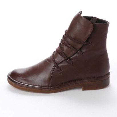 マリー クラブ Marie Club クッション入り レースアップショートブーツ ダークブラウン ブランド公式 Locomall ロコモール 通販 Paypayモール